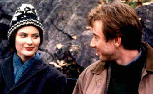 Shalom Harlow and Jake Weber